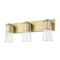 Z-Lite Titus 3 Light Vanity, 24in. W x 9.5in. H, Modern Gold 826-3V-MGLD - alternate 3